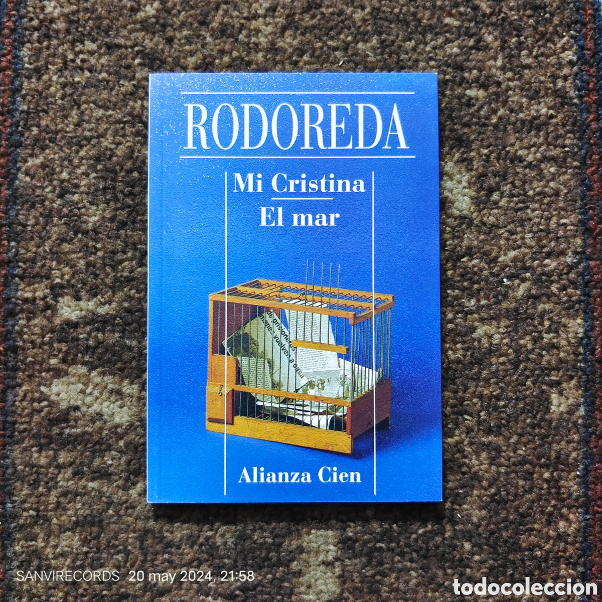 Libros de segunda mano: MI CRISTINA - EL MAR (RODOREDA) (ALIANZA CIEN) - Foto 1