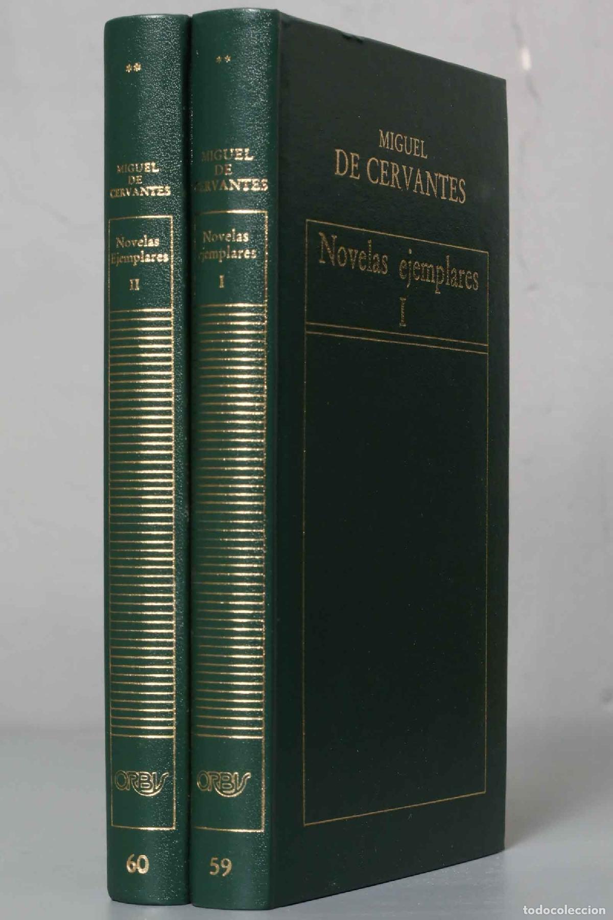 Libros de segunda mano: Novelas ejemplares. CERVANTES. 2 TOMOS. ORBIS - Foto 1