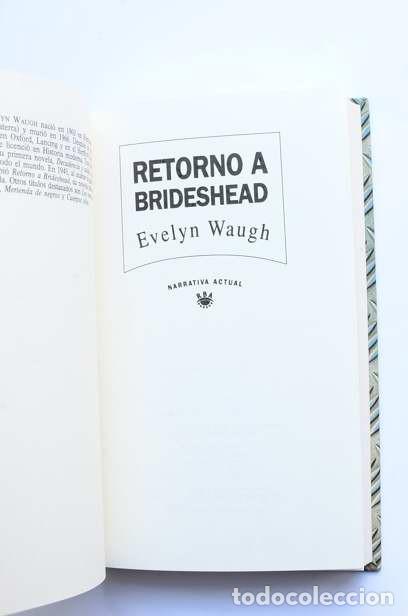 Libros de segunda mano: Retorno a Brideshead - WAUGH, Evelyn - Foto 2