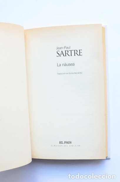 Libros de segunda mano: La N&aacute;usea - SARTRE, Jean-Paul - Foto 2