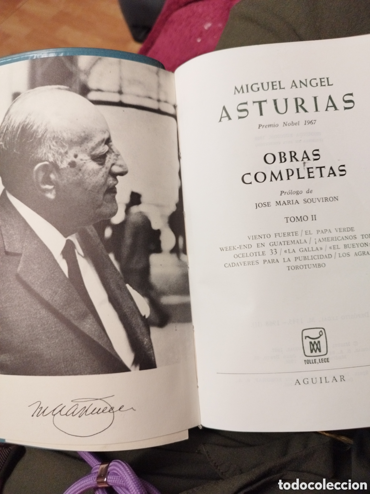 Libros de segunda mano: Miguel &Aacute;ngel Asturias, segundo tomo - Foto 2