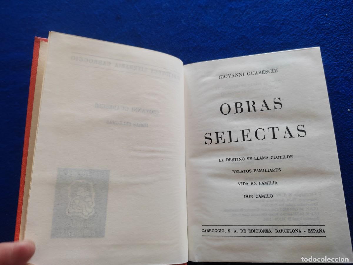 Libros de segunda mano: Giovanni Guareschi Obras Selectas Ediciones Carroggio 1986 - Foto 4