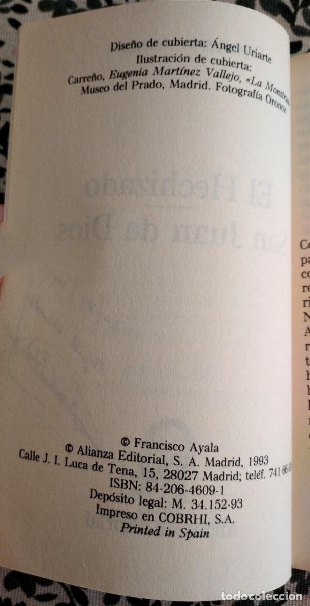 Libros de segunda mano: El Hechizado. San Juan de Dios - AYALA, Francisco - Foto 3