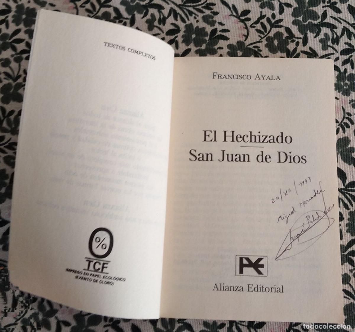 Libros de segunda mano: El Hechizado. San Juan de Dios - AYALA, Francisco - Foto 4