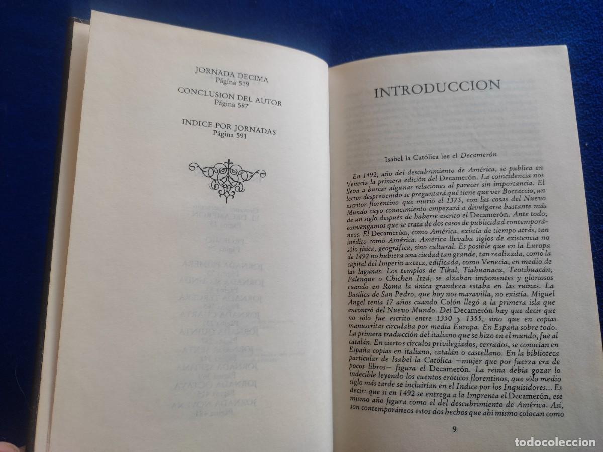 Libros de segunda mano: El Decamer&oacute;n Giovanni Boccaccio C&iacute;rculo de Lectores 1982 - Foto 7