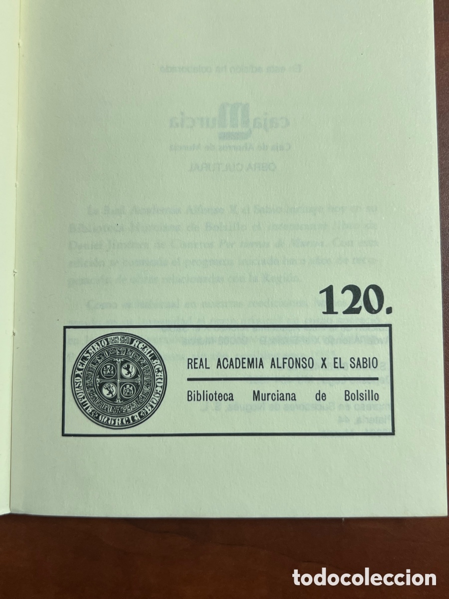 Libros de segunda mano: Por tierras de Murcia - JIM&Eacute;NEZ DE CISNEROS, Daniel - Foto 3