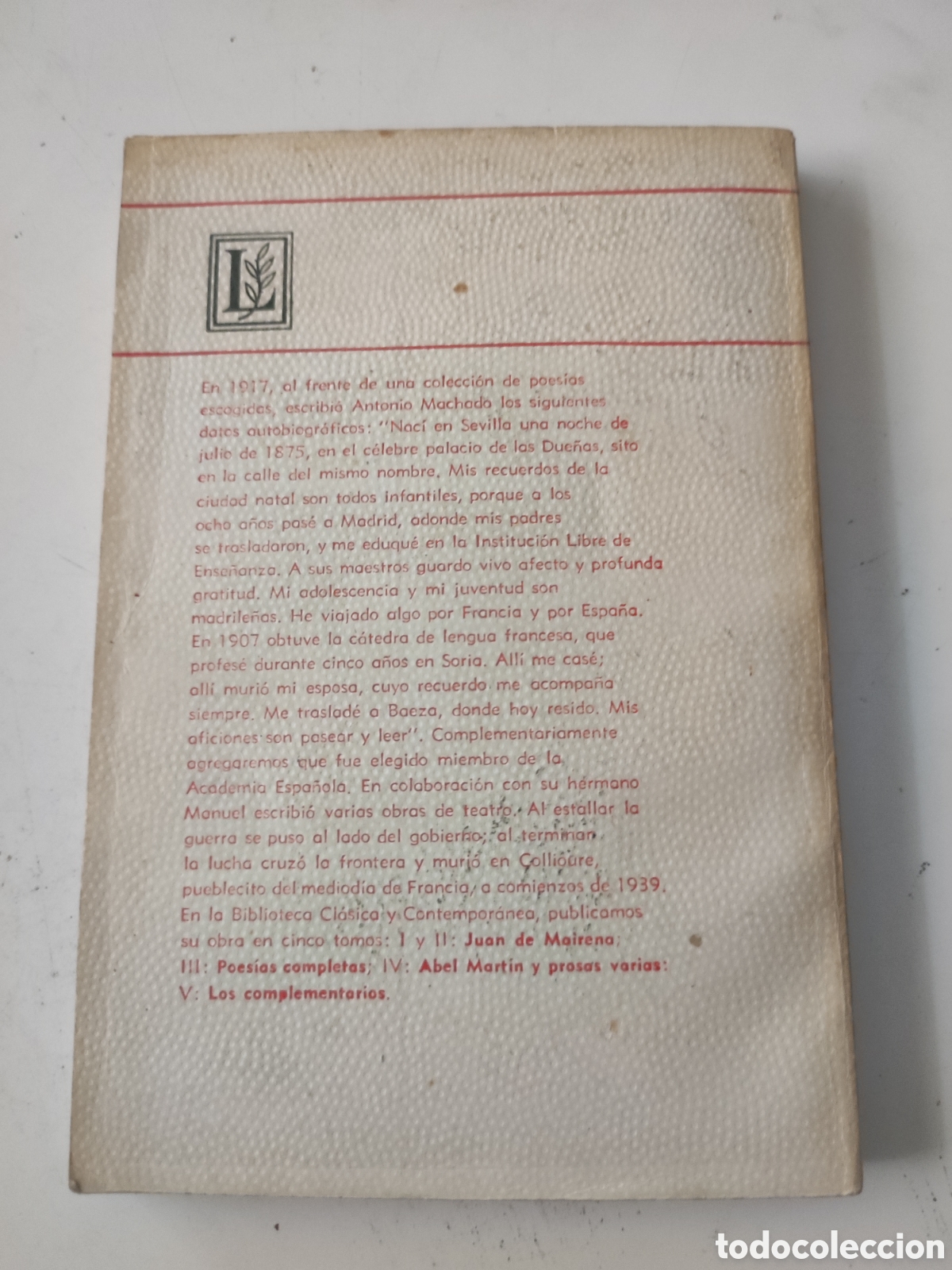 Libros de segunda mano: JUAN DE MAIRENA II .- A Machado - Foto 2