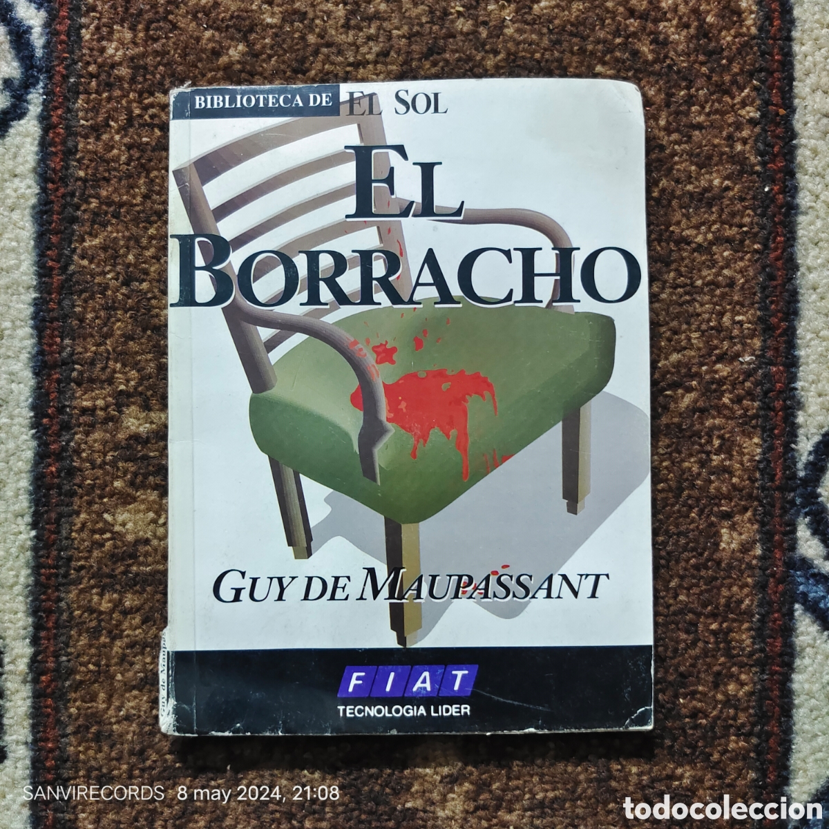 Libros de segunda mano: EL BORRACHO (GUY DE MAUPASSANT) (BIBLIOTECA EL SOL) - Foto 1