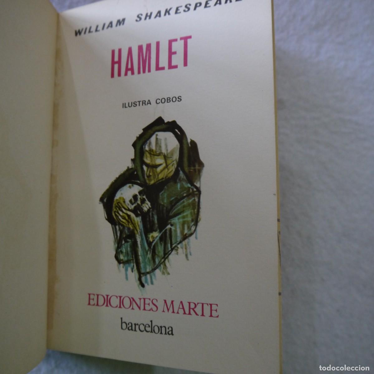 Libros de segunda mano: COLECCI&Oacute;N PLIEGOS DE CORDEL. HAMLET - W. SHAKESPEARE/ILUSTRA COBOS - EDICIONES MARTE - 1966 - Foto 4