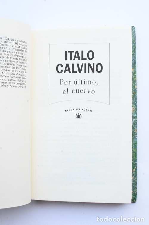 Libros de segunda mano: Por &uacute;ltimo, el cuervo - CALVINO, Italo - Foto 2
