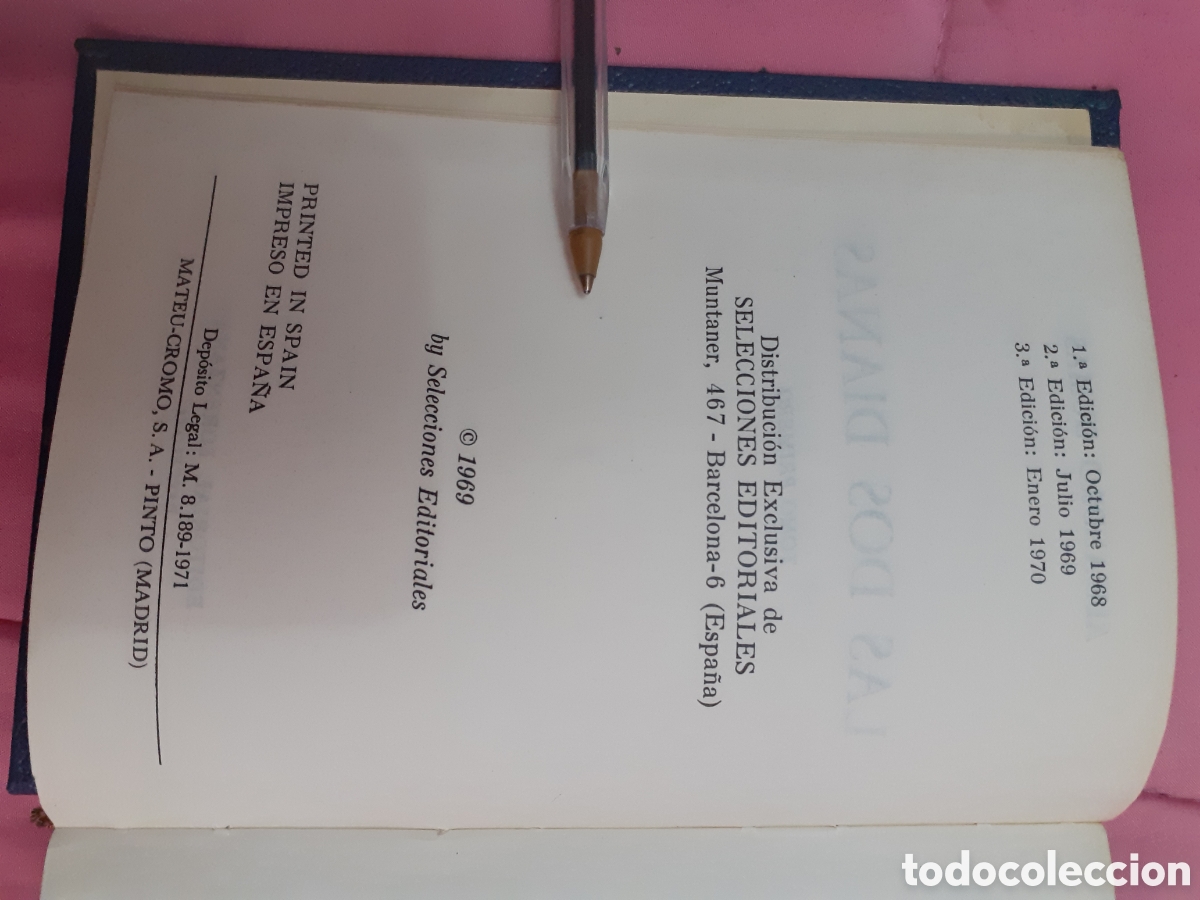 Libros de segunda mano: LAS DOS DIANAS a&ntilde;o 1969 - Foto 3