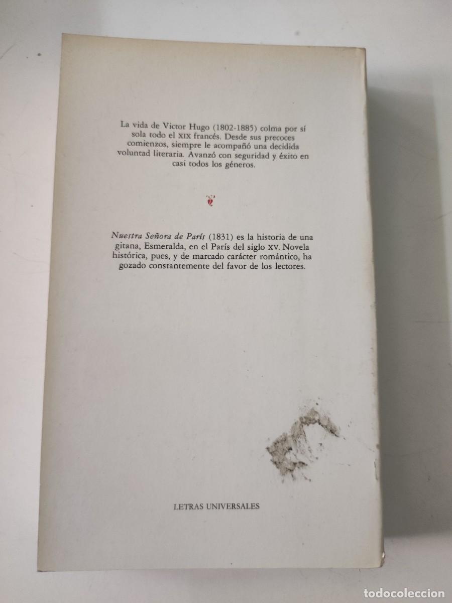 Libros de segunda mano: Nuestra se&ntilde;ora de Par&iacute;s. V&iacute;ctor Hugo. - Foto 2