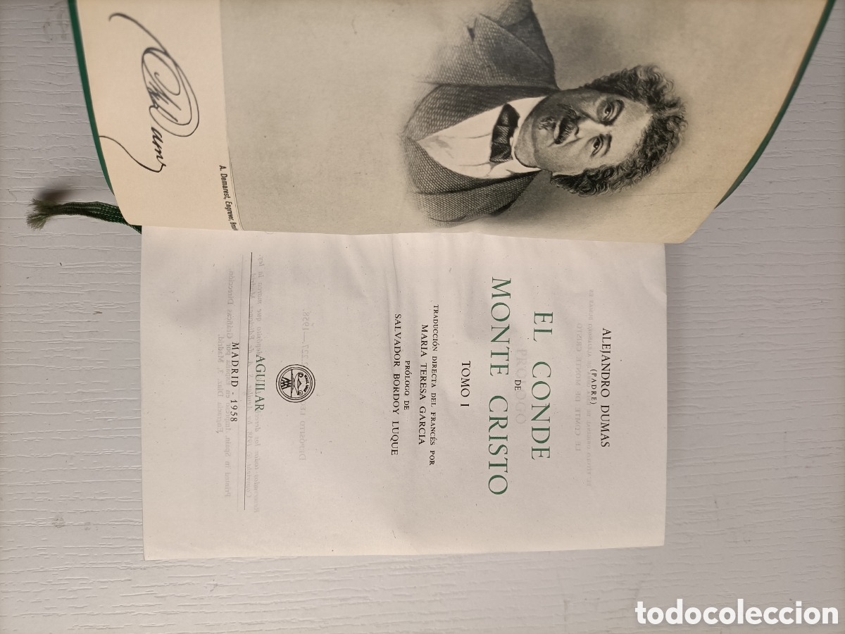 Libros de segunda mano: Alejandro Dumas. El Conde de Montecristo 2 tomos.. Aguilar 1958 - Foto 10