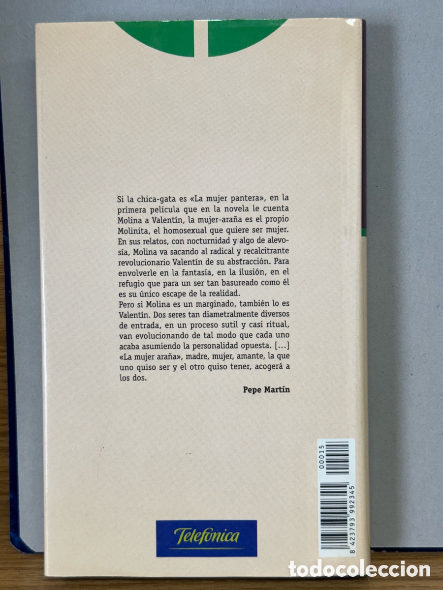 Libros de segunda mano: Libro: El beso de la Mujer Ara&ntilde;a - Foto 2