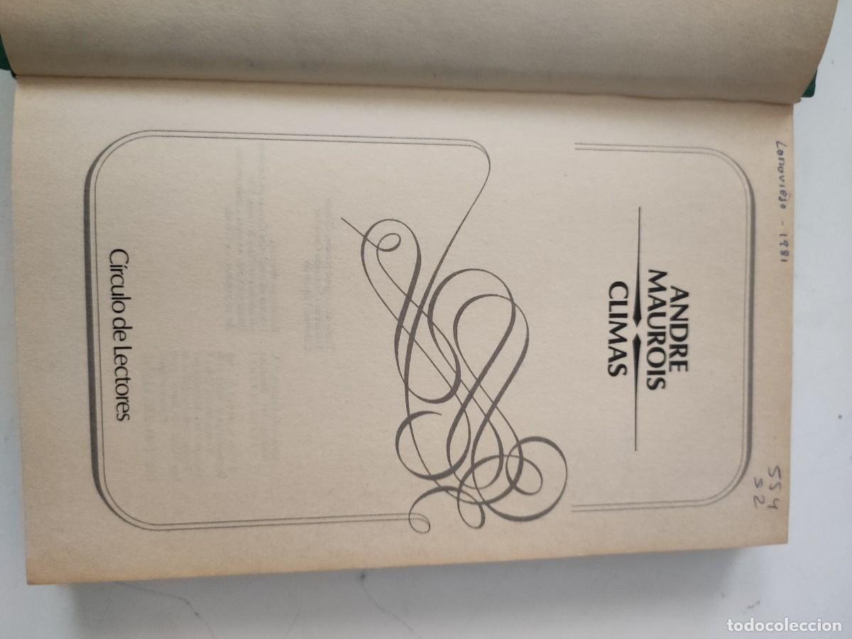 Libros de segunda mano: Climas. Andre Maurois - Foto 3
