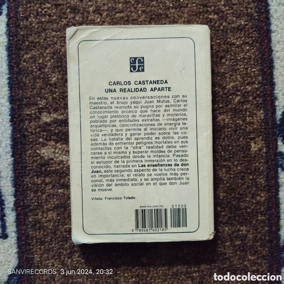 Libros de segunda mano: UNA REALIDAD APARTE (CARLOS CASTANEDA) - Foto 2