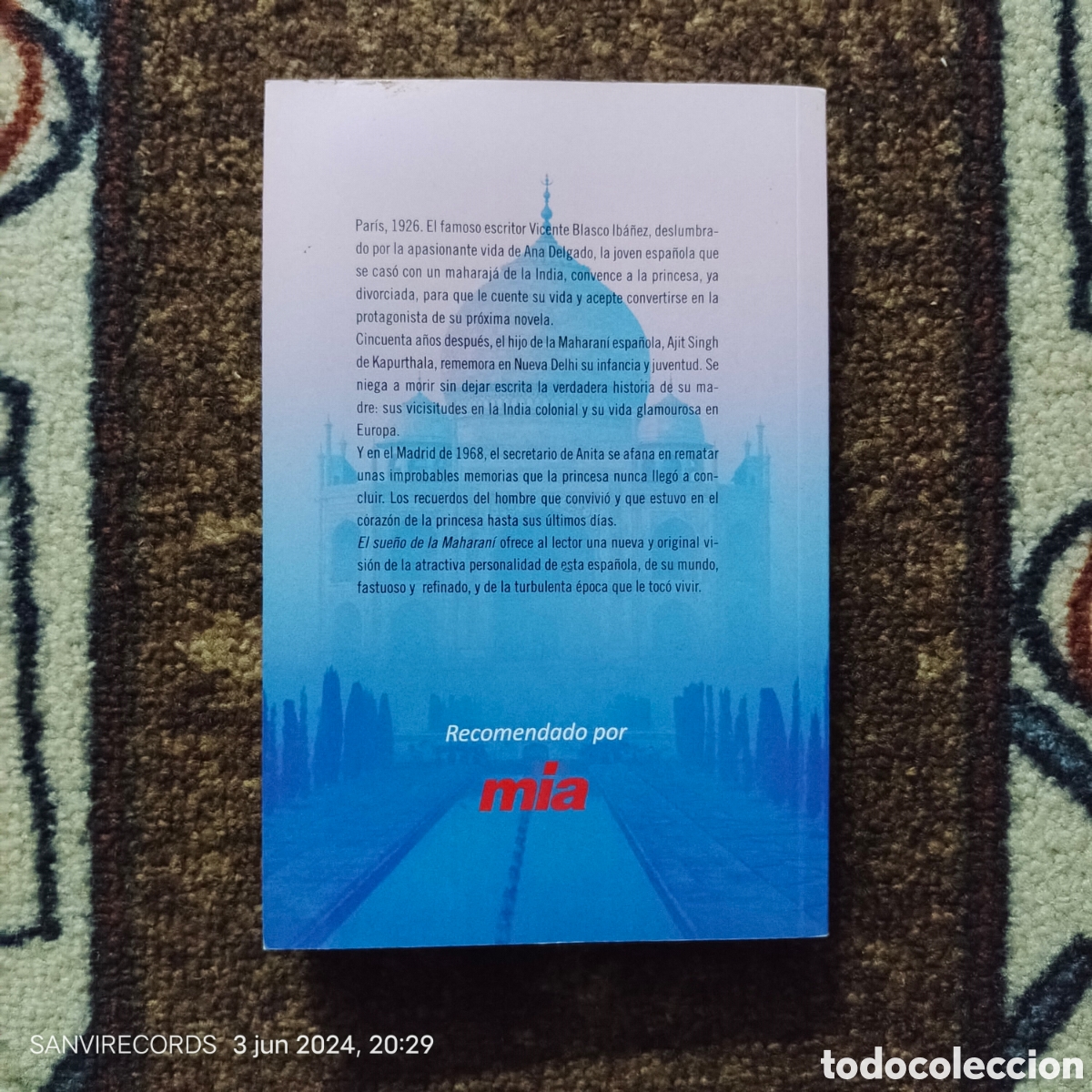 Libros de segunda mano: EL SUE&Ntilde;O DE LA MAHARAN&Iacute; (ELISA V&Aacute;ZQUEZ DE GEY) - Foto 2