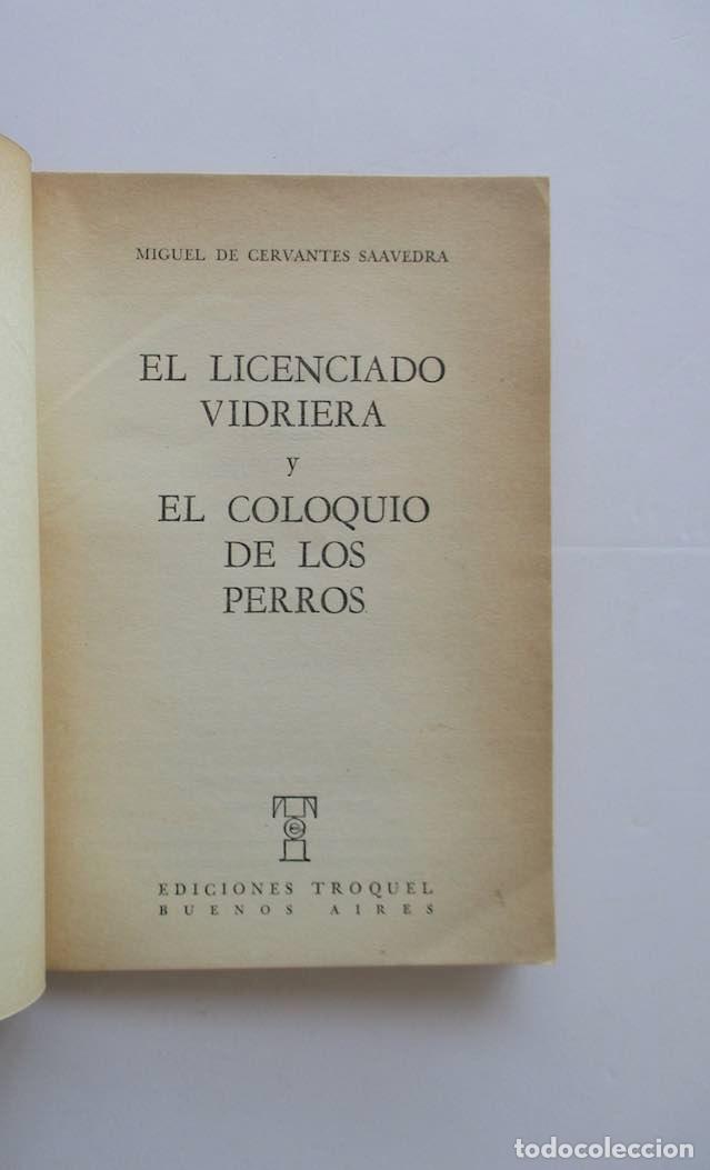 Libros de segunda mano: EL LICENCIADO VIDRIERA, EL COLOQUIO DE LOS PERROS - CERVANTES - Foto 2