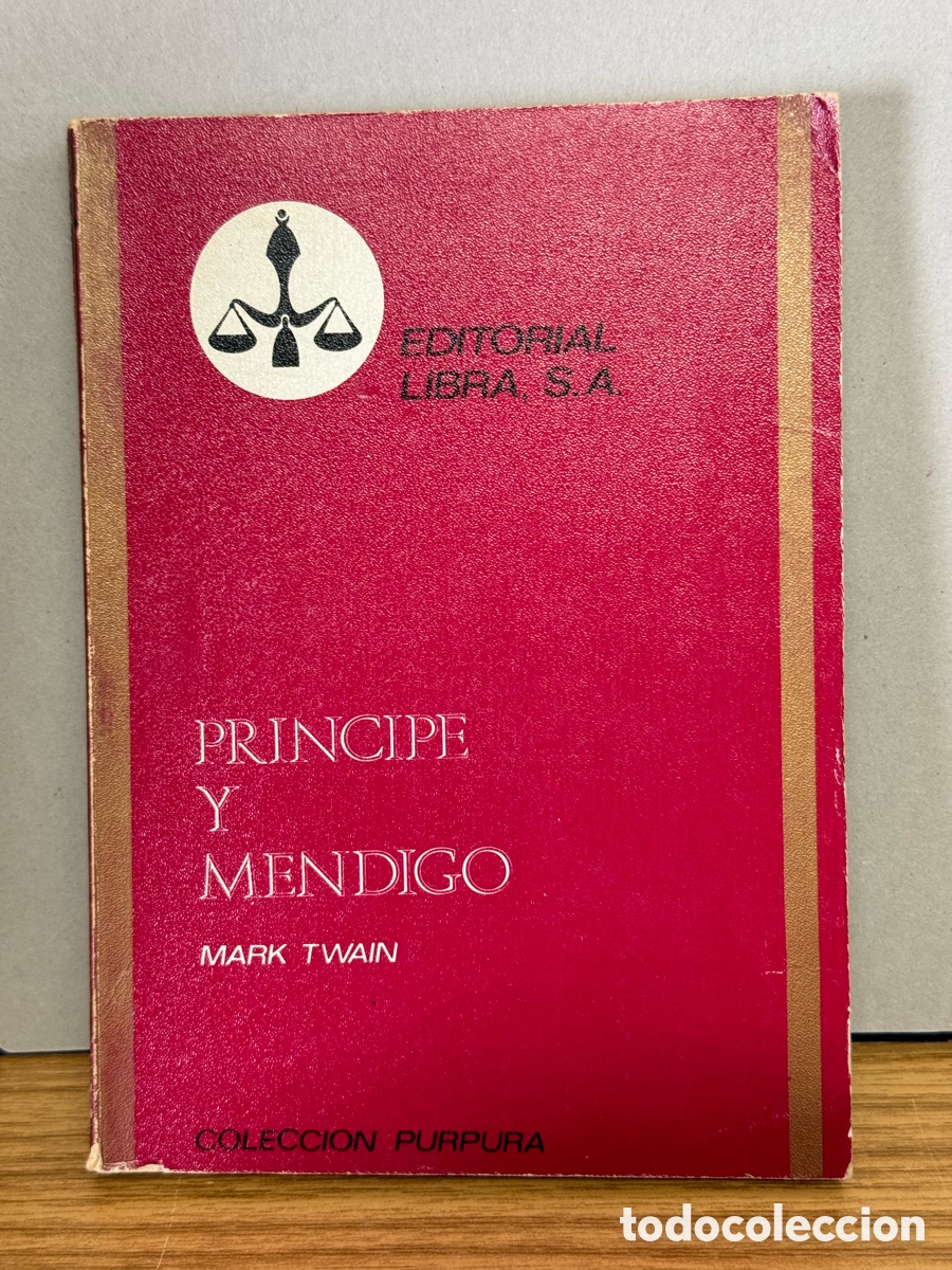 Libros de segunda mano: Libro: Pr&iacute;ncipe y Mendigo - Foto 1