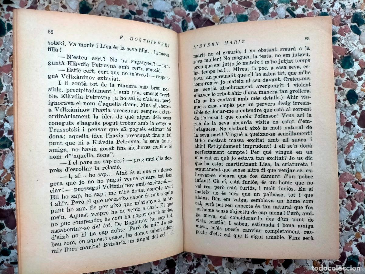 Libros de segunda mano: Letern marit Dostoievski catal&agrave; catal&aacute;n Biblioteca a tot vent - Foto 4