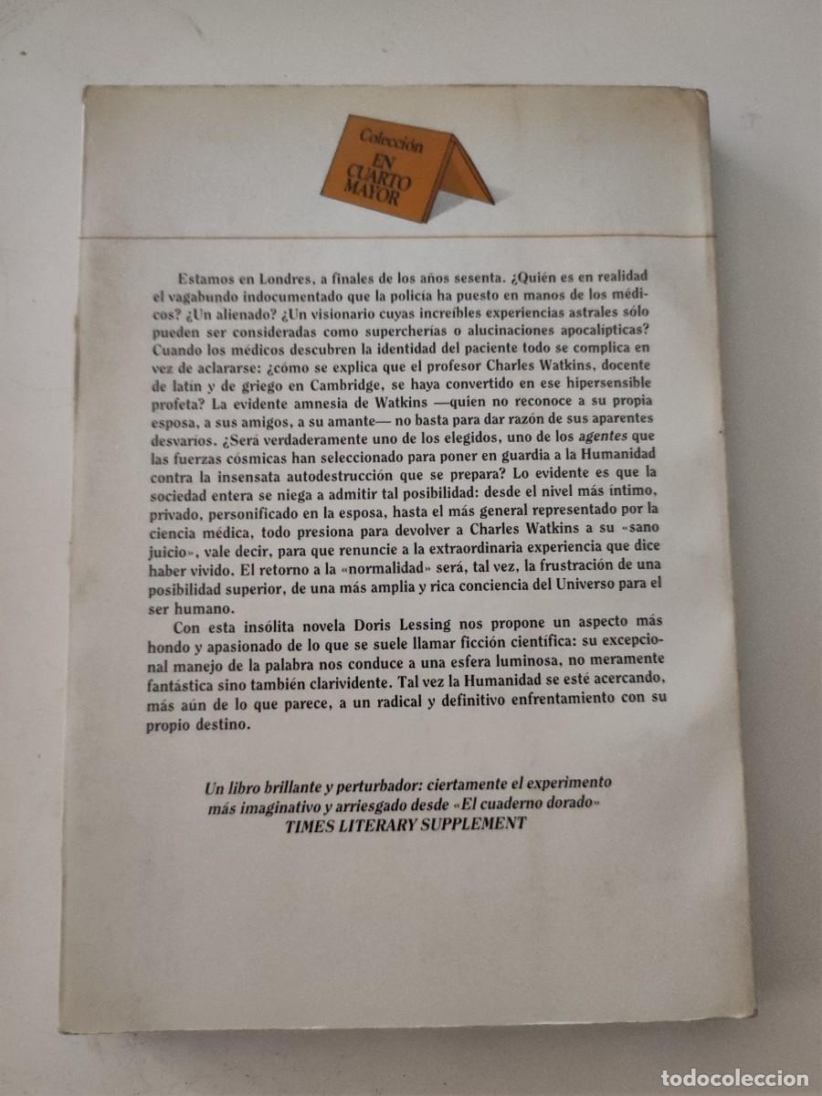 Libros de segunda mano: Instrucciones para un descenso al infierno. Doris Leasing. - Foto 2