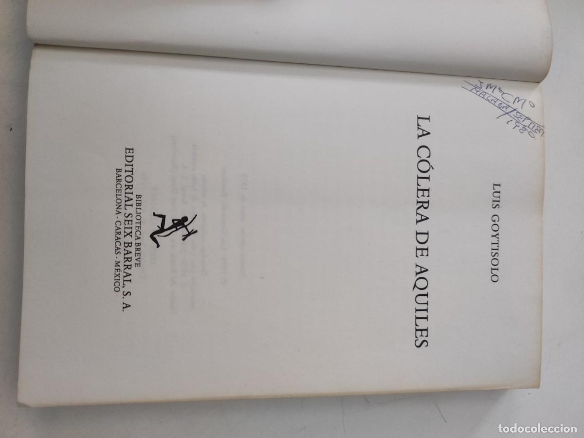 Libros de segunda mano: La coleta de Aquiles. Luis Goytisolo. - Foto 3