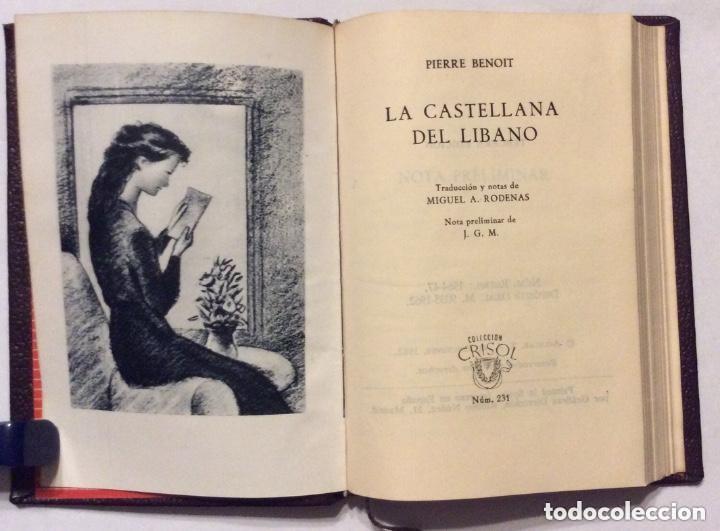 Libros de segunda mano: La castellana del libano - Pierre Benoit - Madrid 1962 - Crisol N&uacute;m. 231 - Foto 1
