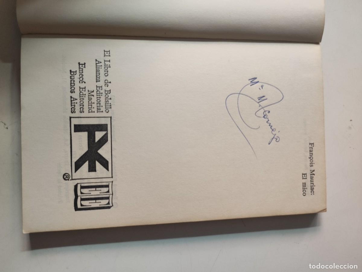 Libros de segunda mano: El mico. Francois Mauriac. - Foto 3