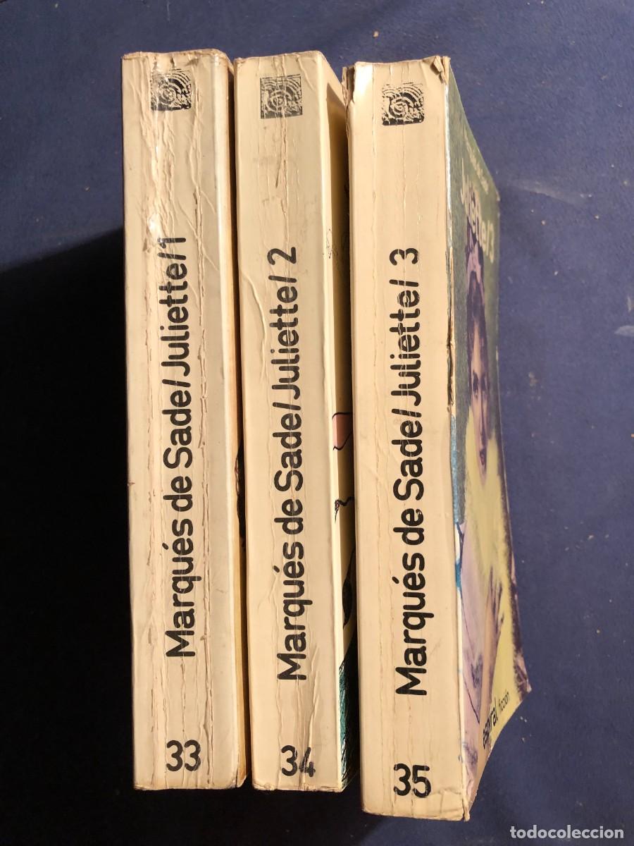 Libros de segunda mano: MARQUES DE SADE: - JULIETTE (TOMOS 1, 2 Y 3) - (1978) - Foto 2