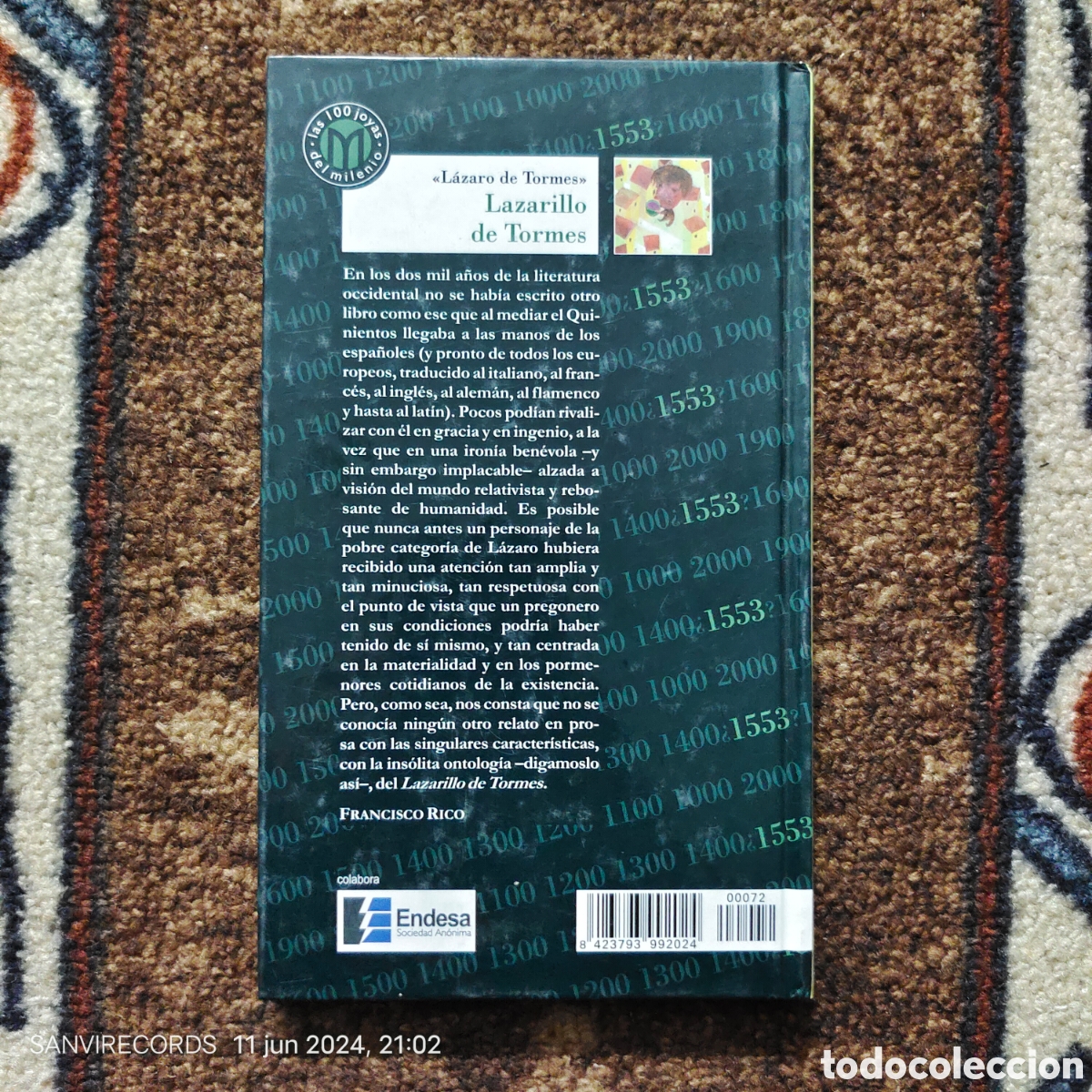 Libros de segunda mano: LAZARILLO DE TORMES (MILLENIUM, BIBLIOTECA EL MUNDO) - Foto 2