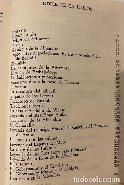 Libros de segunda mano: CUENTOS DE LA ALHAMBRA - WASHINGTON IRVING - ILUSTRADO COLOR - Foto 4
