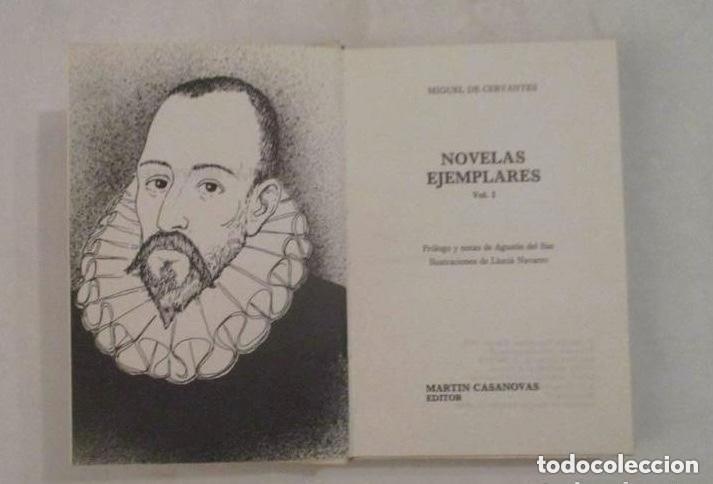 Libros de segunda mano: NOVELAS EJEMPLARES - MIGUEL DE CERVANTES - 2 TOMOS - Foto 3
