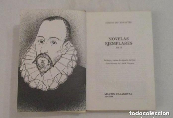 Libros de segunda mano: NOVELAS EJEMPLARES - MIGUEL DE CERVANTES - 2 TOMOS - Foto 7