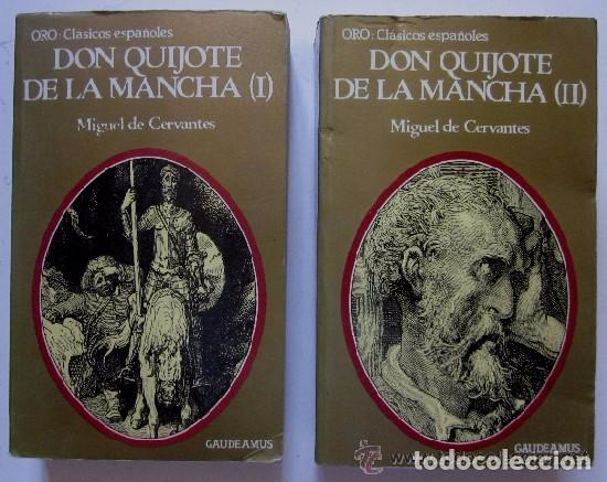 Libros de segunda mano: DON QUIJOTE DE LA MANCHA - 2 TOMOS - ED. ACERVO 1978 - Foto 1