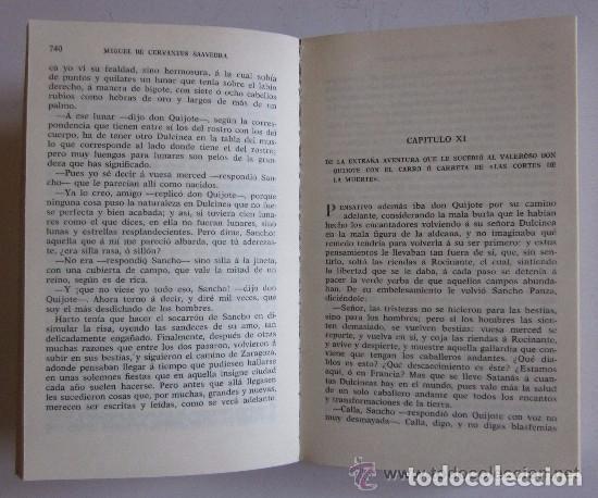 Libros de segunda mano: DON QUIJOTE DE LA MANCHA - 2 TOMOS - ED. ACERVO 1978 - Foto 9