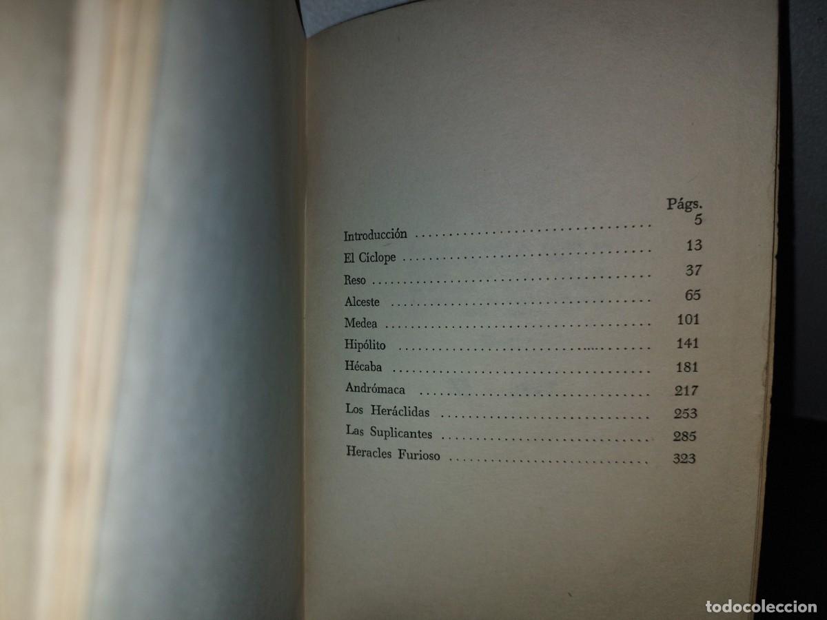 Libros de segunda mano: 190- TRAGEDIAS DE EUR&Iacute;PIDES - EDICIONES ATENEO, S. A. - PRIMERA EDICI&Oacute;N MAYO DE 1966 - Foto 7