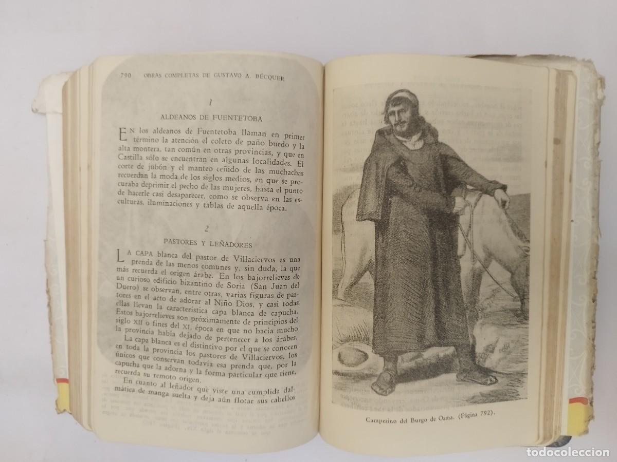 Libros de segunda mano: Gustavo A. B&eacute;cquer. Obras completas. Ed. Joaqu&iacute;n Gil. 2&ordf; edici&oacute;n, 1944. - Foto 11