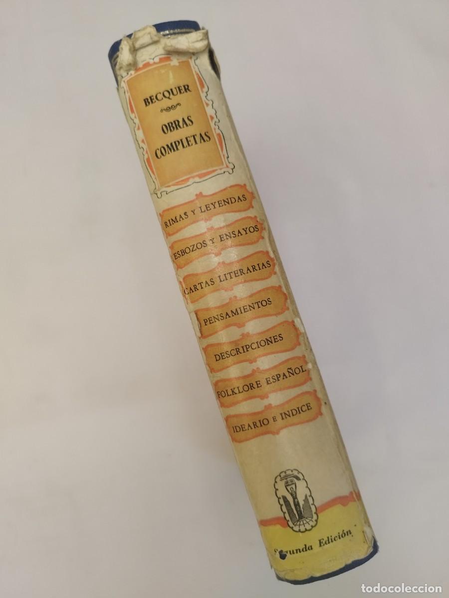 Libros de segunda mano: Gustavo A. B&eacute;cquer. Obras completas. Ed. Joaqu&iacute;n Gil. 2&ordf; edici&oacute;n, 1944. - Foto 13