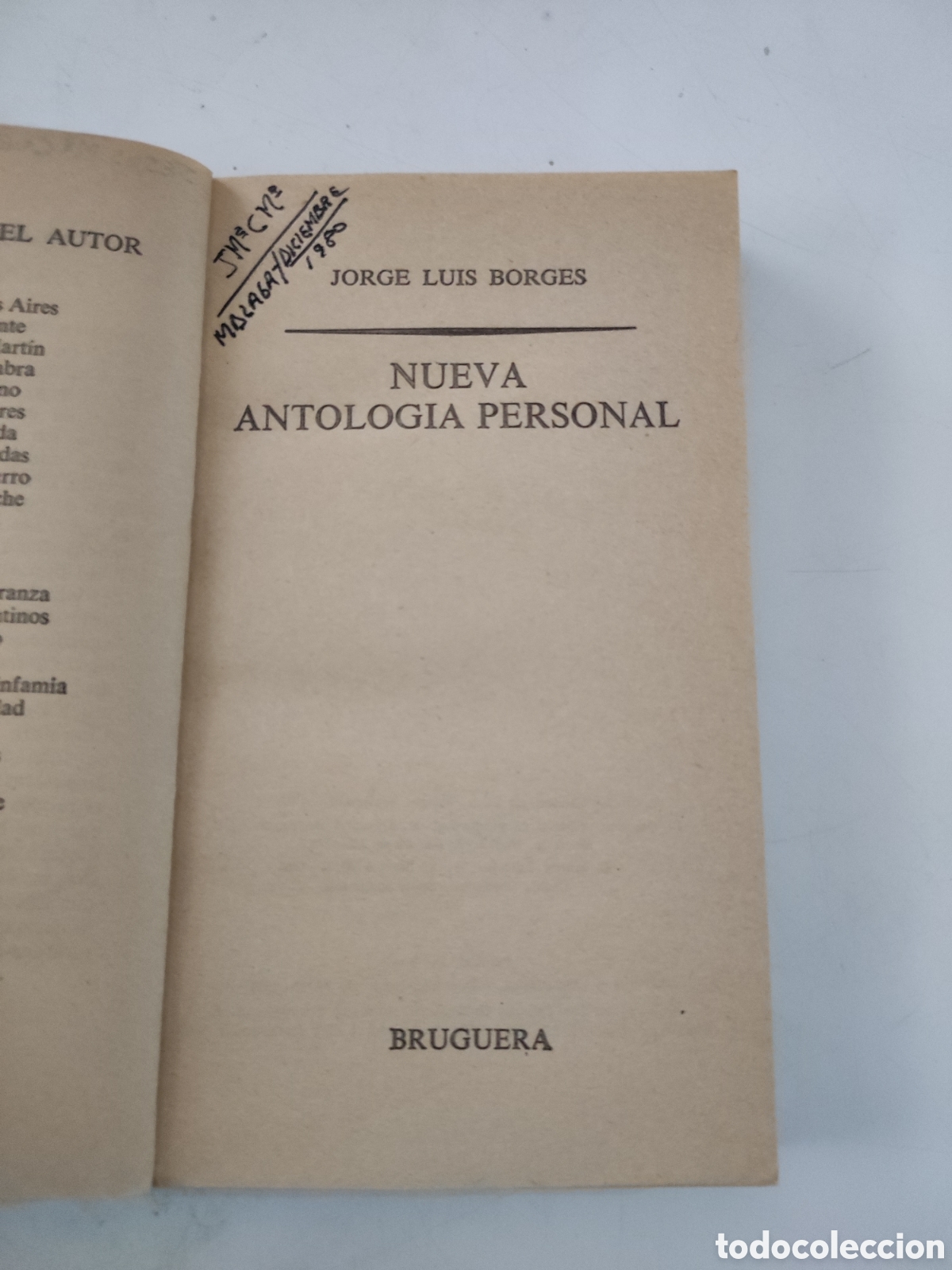 Libros de segunda mano: NUEVA ANTOLOGIA PERSONAL .- J L Borges - Foto 3