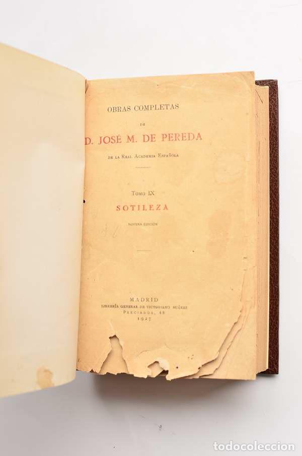 Libros de segunda mano: Sotileza - PEREDA, Jos&eacute; Mar&iacute;a de - Foto 3