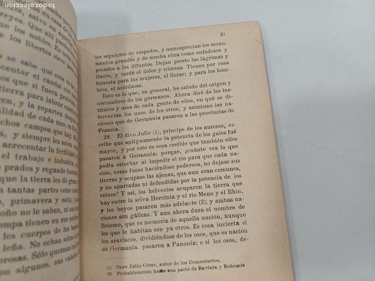 Libros de segunda mano: LA GERMANIA Y DIALOGO DE LOS ORADORES/C.CORNELIO TACITO. - Foto 3