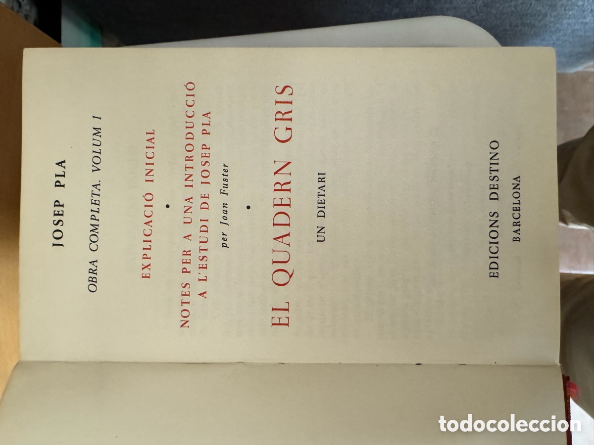 Libros de segunda mano: Obra completa original JOSEP PLA - Foto 4