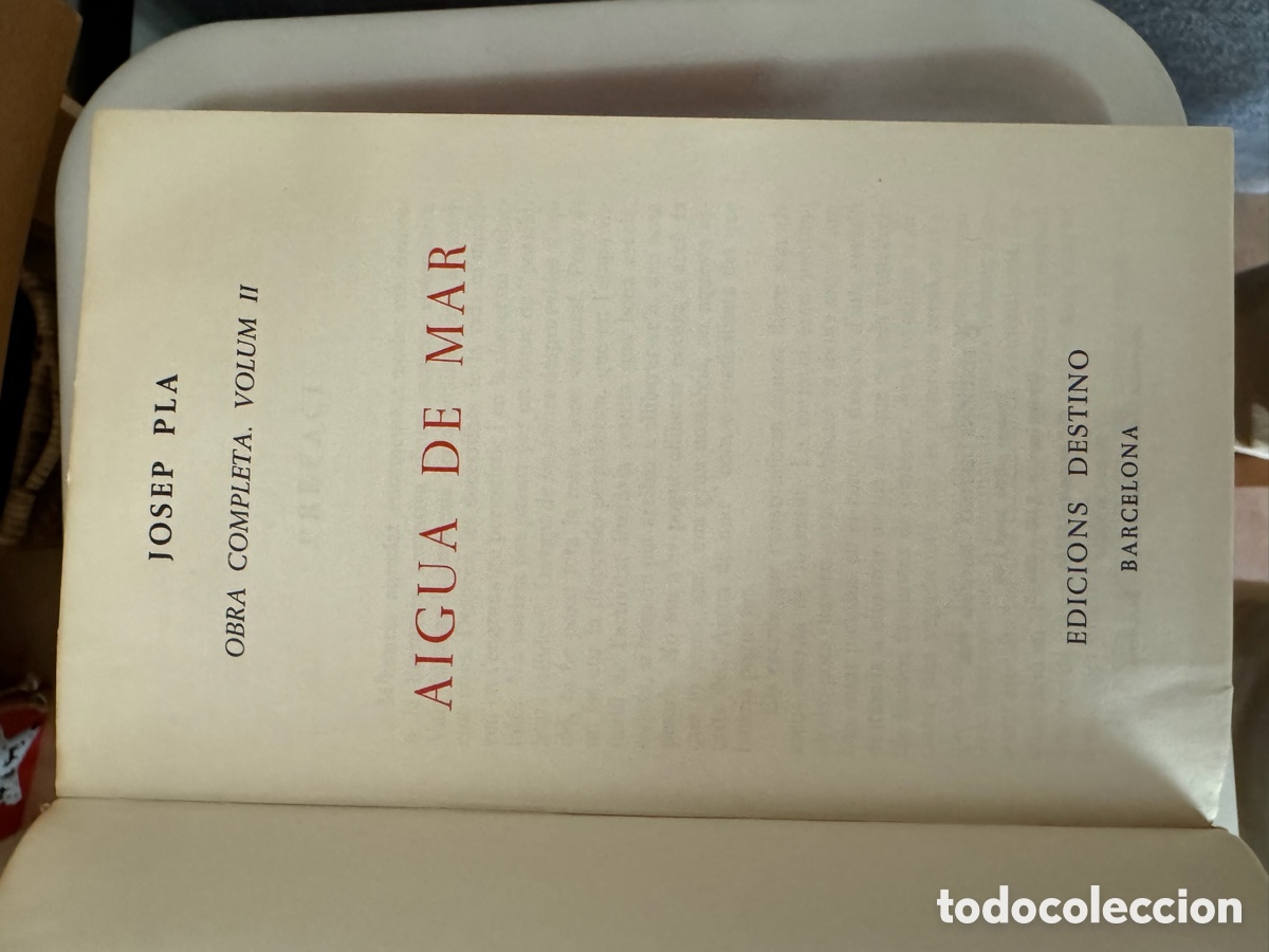 Libros de segunda mano: Obra completa original JOSEP PLA - Foto 5