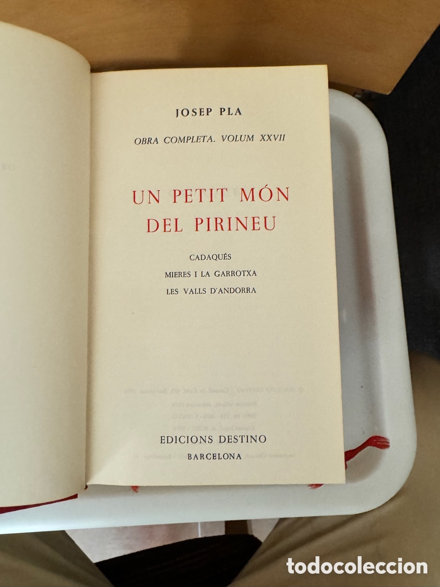 Libros de segunda mano: Obra completa original JOSEP PLA - Foto 15