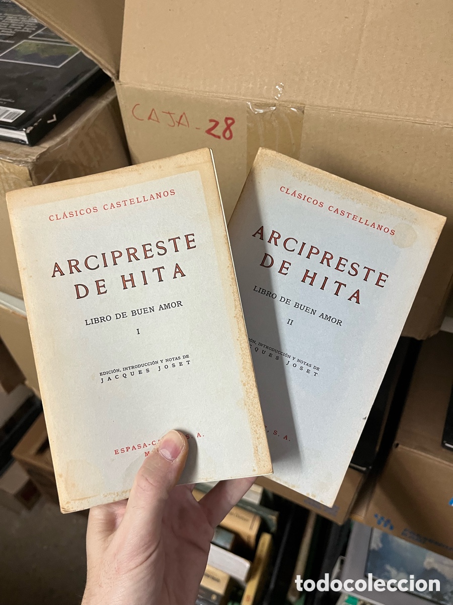 Libros de segunda mano: Caja28 ARCIPRESTE DE HITA LIBRO DE BUEN AMOR 1 y 2 - Foto 1