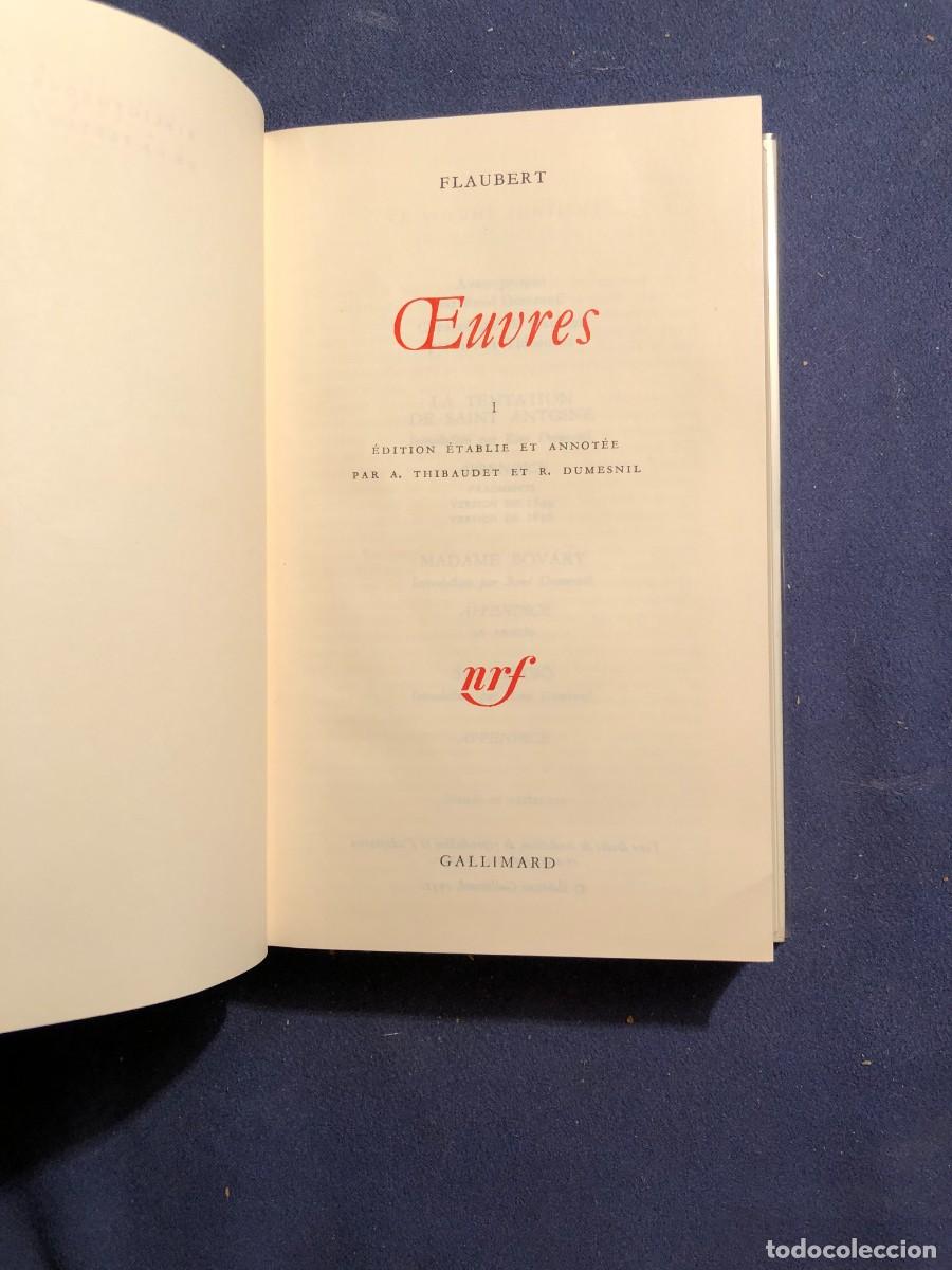 Libros de segunda mano: GUSTAVE FLAUBERT: - &OElig;UVRES (TOME I) - (1951) - Foto 3