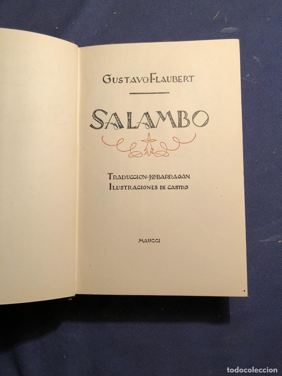 Libros de segunda mano: GUSTAVE FLAUBERT: - SALAMBO - ( EDIT MAUCCI, 1944) - Foto 3