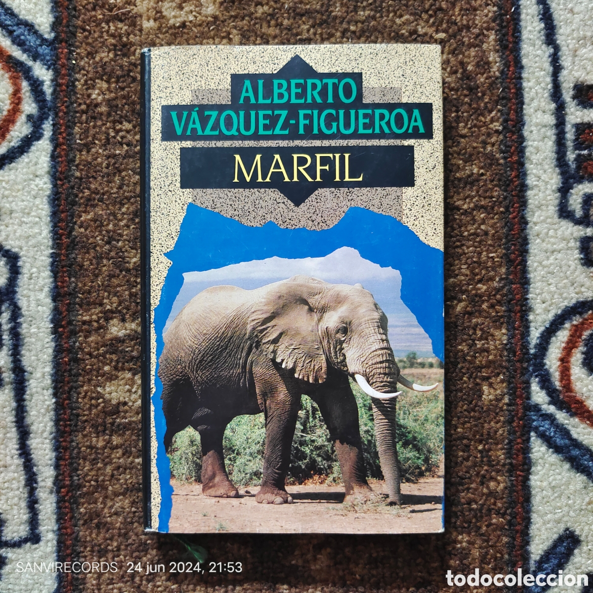 Libros de segunda mano: MARFIL (ALBERTO V&Aacute;ZQUEZ-FIGUEROA) (C&Iacute;RCULO DE LECTORES) - Foto 1