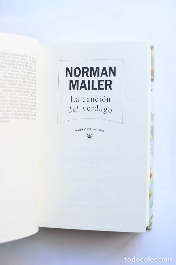 Libros de segunda mano: La canci&oacute;n del verdugo - MAILER, Norman - Foto 2