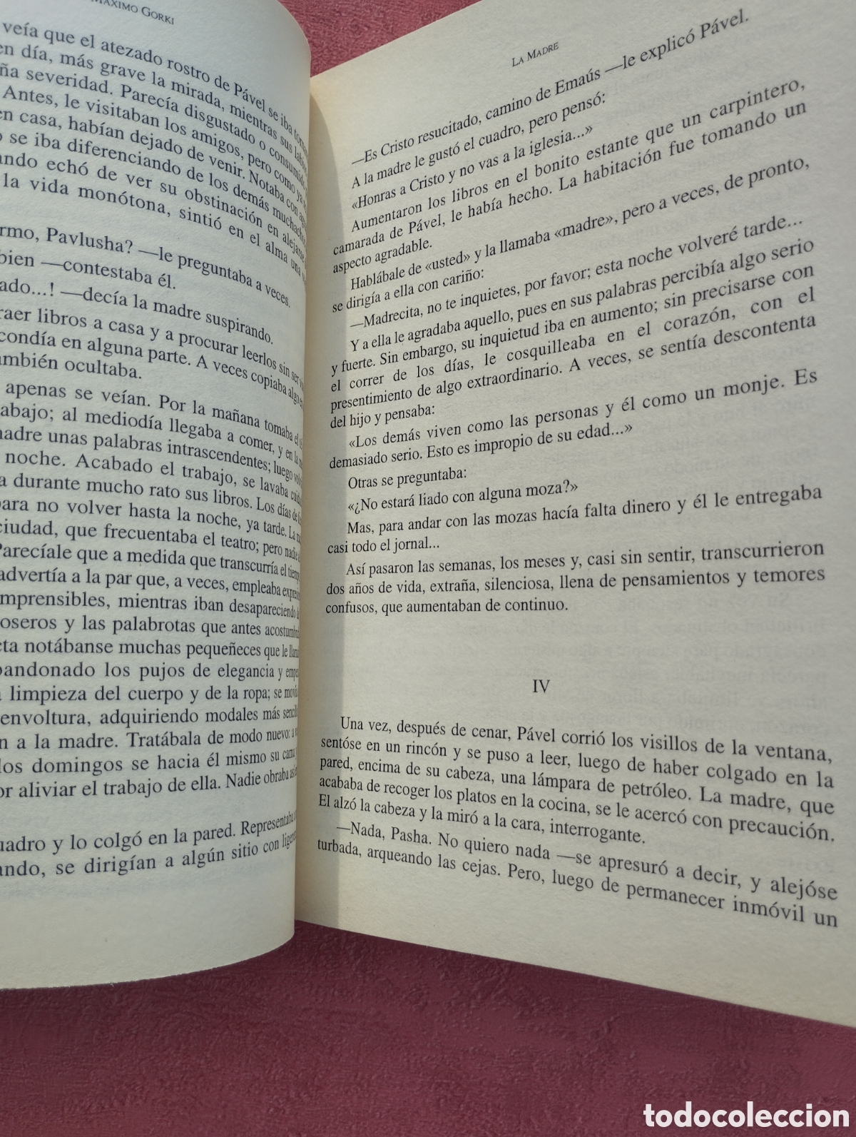 Libros de segunda mano: La madre. M&aacute;ximo Gorki. (Con letra grande). - Foto 2